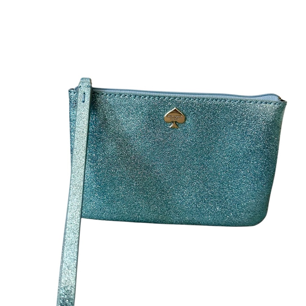 Kate Spade New York Glitter Lakes Edge Wristlet with‎ Silver Hardware
